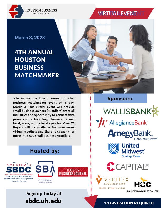 4th Annual Houston Business Matchmaker